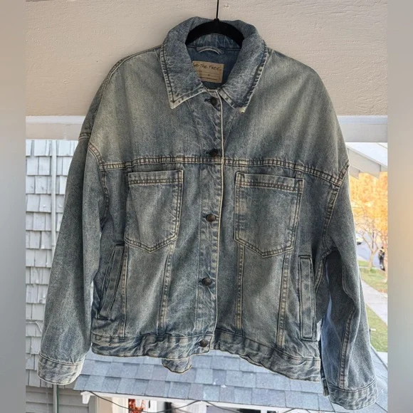 We The Free Opal Swing Denim Jacket - Picture 4 of 8